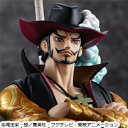 メガトレショップで Portrait.Of.Pirates ワンピース SA-LIMITED〝鷹の目〟ジュラキュール・ミホーク Ver.R の受注を開始しました!