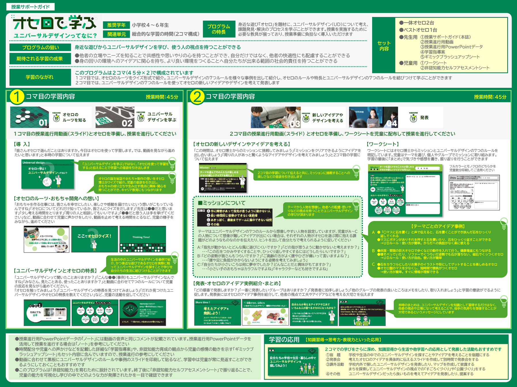 先生用:授業サポートガイド