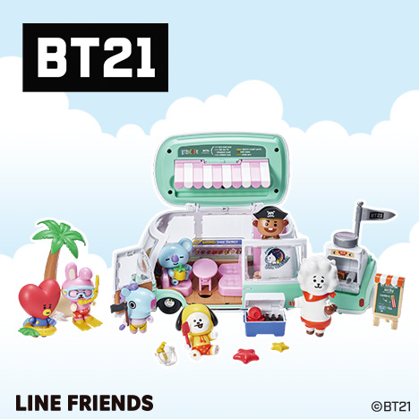 BT21 キャンピングカー　フィギュアコンプリート BT21 キャンピングカー フィギュアコンプリート Amazon.co.jp