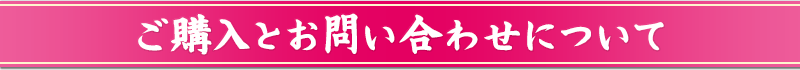 ご購入とお問い合わせについて